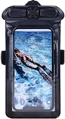 Ваксон Телефон Случај Црна, Компатибилен со Vivo X70 Pro Плус Водоотпорен Торбичка Сува Торба [ Не Заштитник На Екранот Филм ]