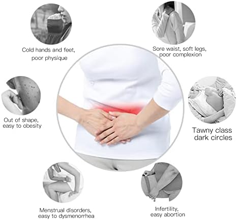 Менструална подлога за греење, подлога за греење на болки во грбот Преносен електричен брзо загревање на стомакот, ремен на грб или