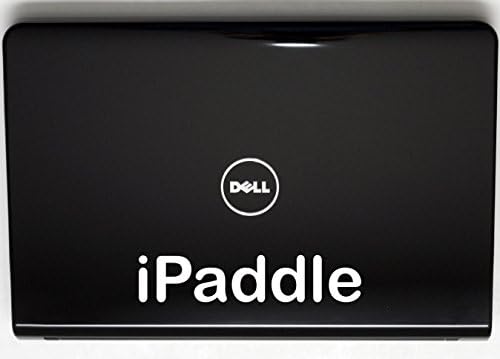 iPaddle - 8 x 1 5/8 Die Cut Vinyl Decal за прозорци, автомобили, камиони, кутии со алатки, лаптопи, MacBook - буквално секоја тврда,