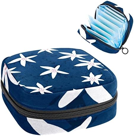 Санитарна торба за складирање на салфетки за девојчиња, преносни влошки од прв период торбички Тампони држач Девојки патувања за шминка, со