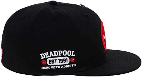 Marvel Deadpool Mase опремена w/pin Flat Bill Cap