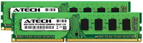 A-Tech 8 GB комплет RAM меморија за Dell Optiplex 780, 580, 380, XE | DDR3 1066 MHz DIMM PC3-8500 UDIMM Надградба на меморијата