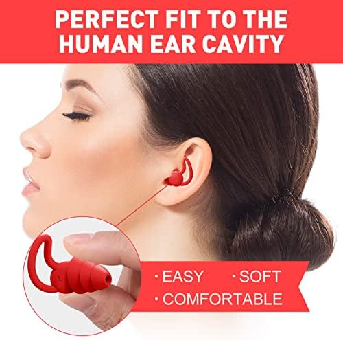 Ушите приклучоци за откажување на бучава за спиење, силиконски уши што можат да се користат за еднократно и засадување за намалување