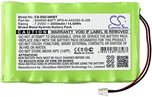 Замена на батеријата за DSC 3G4000 Communicato Дел бр 3G4000-Batt, 6PH-H-AA2200-S-J26