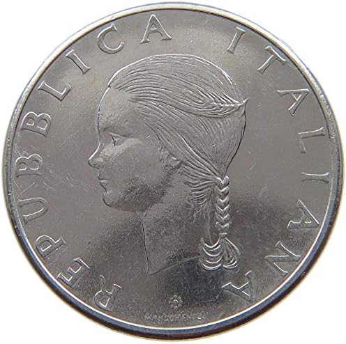 Крава италијанска 100 лирна монета, 1979, со дијаметар од 28 мм