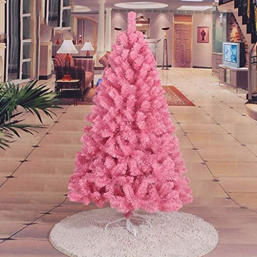 Зизмх розова цреша цветна градиентска елка ， смрека со залепена вештачка новогодишна елка w/лесно склопување, склопување на преклопување