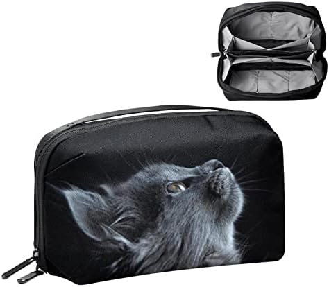 Животинска Мачка Шминка Торба Патент Торбичка Патување Козметички Организатор За Жени И Девојки