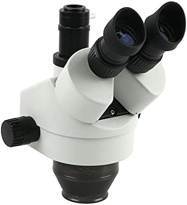SAWQF Индустриски Тринокуларен Стерео Микроскоп Зголемување Континуирано ЗУМИРАЊЕ 7X-45X ЗА Лабораториски Телефон Пхб Поправка Лемење