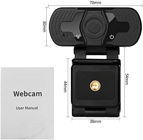 Веб камера 1080п Компјутерска Камера Со Капак ЗА Приватност УСБ Конекција Вграден Микрофон За Намалување На Бучавата За Видео Во Живо