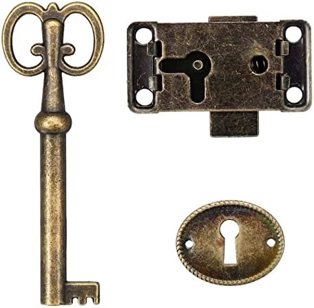 1 Поставете Класична Фиока За Заклучување Кабинет Гардероба Шкаф Врата Цинк Легура Заклучување Антички Мебел Контра Фиока Брави Со Клуч
