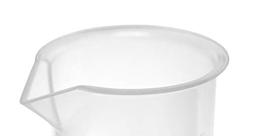 Пластична Чаша, 25мл - Полипропиленска Пластика-Подигнати Дипломи, Заострен Излив-Евра Дизајн-Еиско Лаборатории