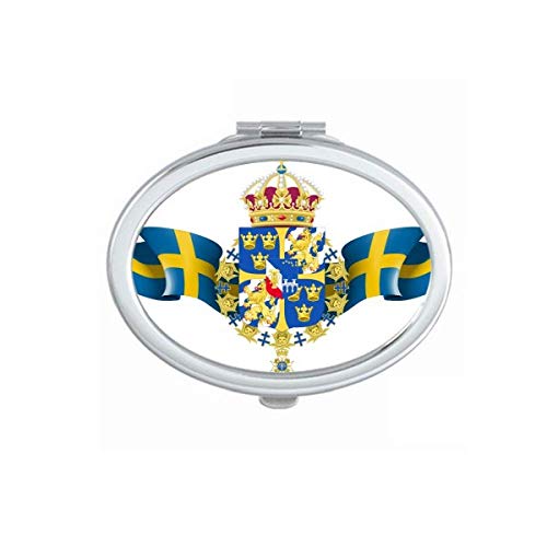 Шведска Национален амблем симбол на симбол на симбол на симбол за преклопна преклопна рака шминка двојни странични очила