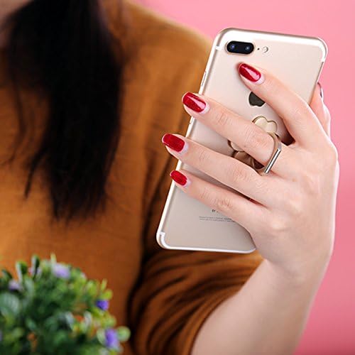 Телефонски прстен Елегантен држач за прсти за дизајн на цвет за iPhone, андроиди, паметен телефон, таблети | Држач за прстен за