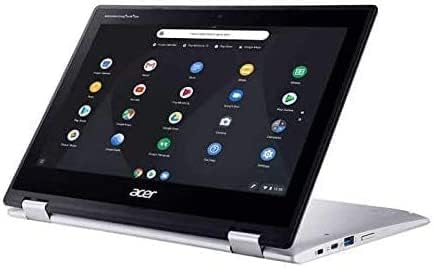 Acer Спин CP311 2-во-1 Chromebook 11.6 HD IPS Touchscreen Intel Celeron N4000 Процесор 4GB DDR4 64GB eMMC Intel UHD Графика 600 Веб Камера