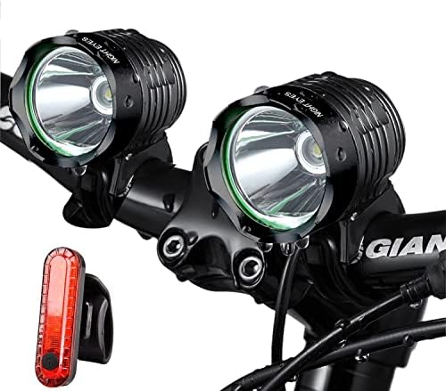 Ноќни Очи - 2400 Лумени Планински Велосипед Фарови Велосипед Светло-Полнење 8.4 V ABS Водоотпорен Батери Пакет-Слободен USB BikeTaillight