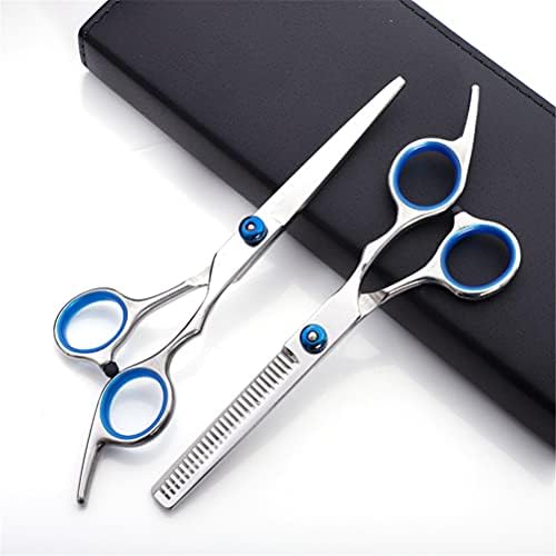 Сет за ножици за сечење на коса, бербер ножици, професионални ножици за фризури поставени за мажи жени миленичиња дома