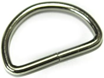 Сите во еден метален прстен Полу-кружен Д прстен за хардверски торби прстен за рака додатоци за DIY