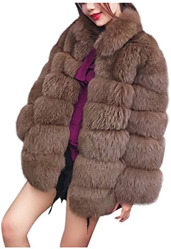 Shusuen жени преголема модна палто лабава есен и зимска јакна удобна долга ракав за излез од качулка со качулка