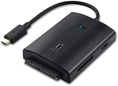 Кабелски Работи 10GBPS USB C Мултипорт Адаптер СО USB-А, USB-C, MicroSD И UHS-II Sd Картичка Читач, 2.5 3.5 Инчен SATA Хард Диск