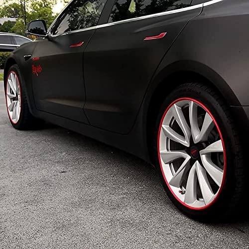 ЕЕБИ 16-20 '' ДИАМЕТЕР ЦЕЛ за заштита на автомобили, Универзален гуми за гуми од 4, се вклопува за сите модели ， Заштита на тркала