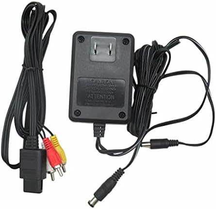 Usonline911 Premium AV кабел и пакет за адаптер за напојување за систем на конзола Super Nintendo SNES