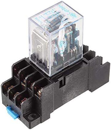 uxcell DC 12V Coil 4PDT реле за општа намена HH54P 14 PIN W PYF14A Socket