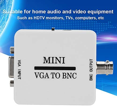 Конвертор на HDINK HD, преносен Mini HD VGA Mini HD VGA до BNC 1920 x 1080 USB видео конвертор за монитори на телевизиски компјутери