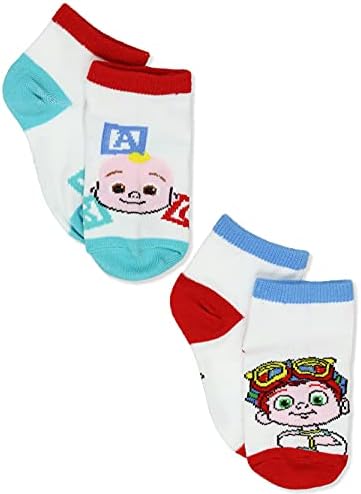Кокомелон дете од 6 пакети со четвртина чорапи