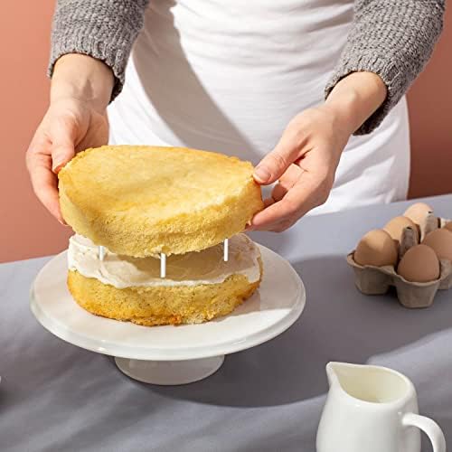 Јоли Пластични Штипки За Торта За Нивоа Колачи-8 инчи х 6мм-Стапчиња За Торта За Печење Стапчиња За Конструкција На Торта Со Нивоа И Поддршка За