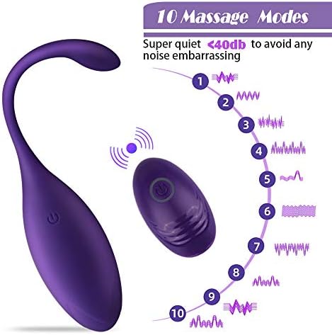 Двојка вибратор, моќни безжични вибрирачки јајца целосен силикон, 10 модели на вибрации кои се носат loveубовни топки вагината топка за