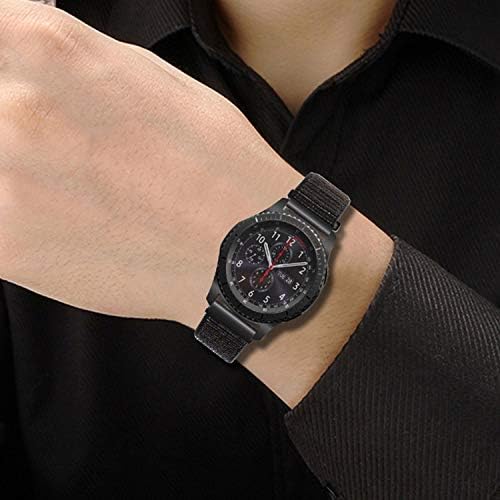 Морси 22мм меки најлонски часовници за часовници компатибилни за Samsung Galaxy Watch 46mm/Watch 3 45mm/Gear S3 Frontier/Classic, Sport