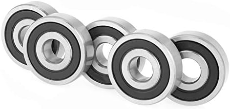 10 парчиња гума со лого, 6200-2RS Двоен гума запечатена челик со длабоки жлебови на топката 10 * 30 * 9мм