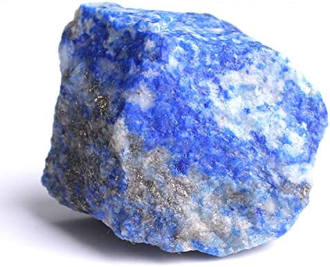 Binnanfang AC216 1pc природен лапислазули груб минерален примерок лазурит рок -камен, неподготвен неправилен облик на реикеирање
