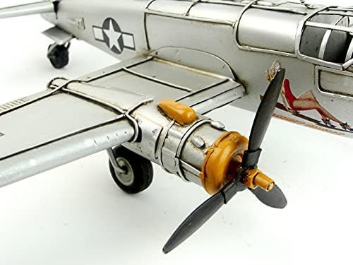 Модел на воени авиони SDBRKYH, борбен авион реплика Б-25 бомбаш антички железо декорација занаети дома украсување воена сувенири колекција