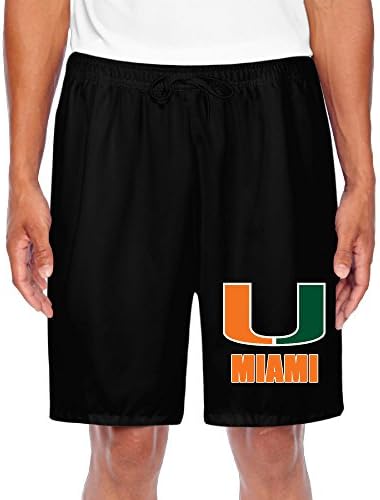 CGH Седум Универзитет во У лого Мајами Машки шорцеви со џебно црно