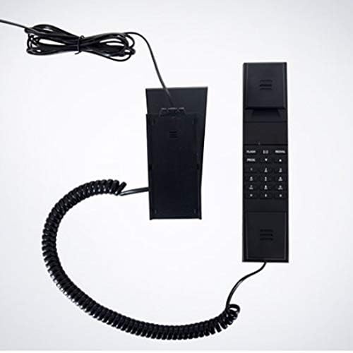 UXZDX CUJUX CORDED Телефон - Телефонски телефони - Телефон за ретро новинар - Телефон за лична карта, телефонски фиксна канцеларија за фиксна