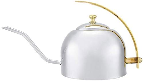 Pdgjg чајник- чајник златен тенџере со лабава чај лисја од не'рѓосувачки челик кафе-котел за кафе-стоп за чај сад за центри