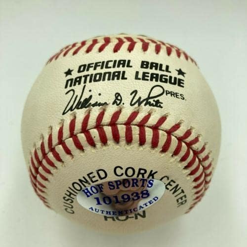 Прекрасна Вили Мејс потпишана бејзбол на Националната лига ПСА ДНК ЦОА оценета нане 9 - автограмирани бејзбол
