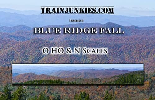 Blue Ridge Fall Model Model Railroad Backdrop