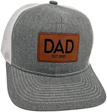Тато Воспостави 2023 Година, Тато шапка, Нов татко шапка, Подарок За него,Машки Подарок,машка капа,Татко шапка, Тато Подарок Црна