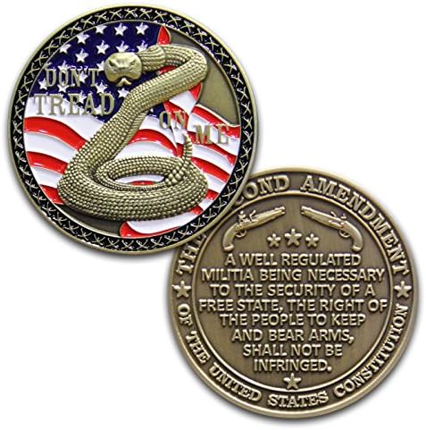 2-ри Амандман Предизвик Монета-Втор Амандман Монета-Дизајниран Од Воени Ветерани!