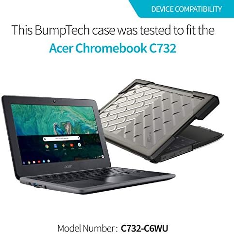 Гумдроп Слимтек Лаптоп Случај Одговара Acer Cromebook 11 C732/C733. Дизајниран за Ученици, Наставници И Училници К-12 - Тестирани,