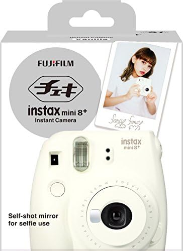 Фуџифилм Инстакс Мини 8+ Камера За Инстант Филм + Огледало За Самостојно Снимање За Употреба На Селфи-Меѓународна Верзија