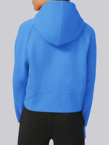 Ou mgce Брз модни женски дуксери 1/2 патент пулвер џемпери со долги ракави на ракави
