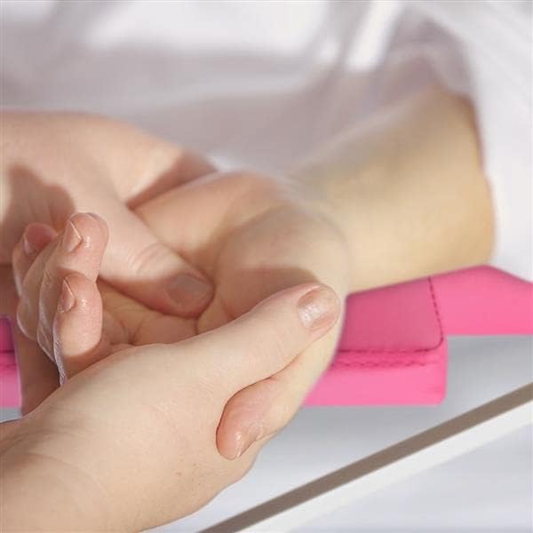 Табела за масажа на DNATS, кревет 2 делови, преклопување на преносно алуминиумско стапало на лицето за професионална опрема