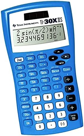 Тексас инструменти Ti-30x IIS Научен калкулатор, сина