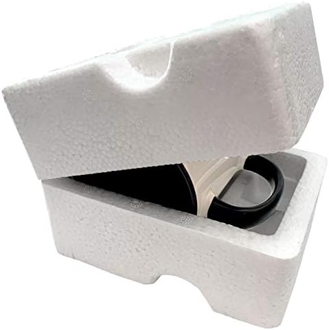 Азбука за табели со очи 3дори во црна керамичка кригла, 11 мл, бело
