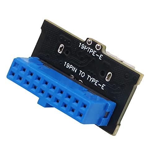 BQZYX+ Вертикален USB 3.1 Клуч За Приклучок На Предниот Панел-Тип-е ДО USB 3.0 20pin Заглавие Машки Адаптер За Продолжување, Верзија