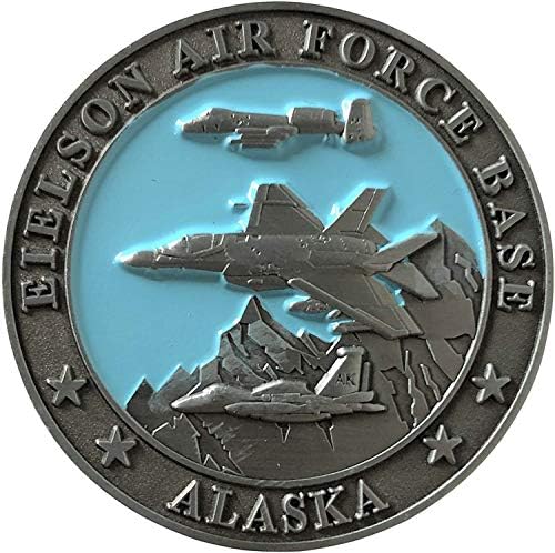 Воздухопловните Сили На Сад Ајелсон Воздухопловната База АФБ Алјаска Предизвик Монета