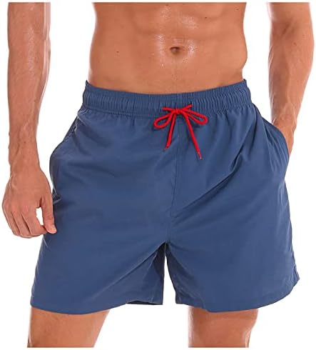 Мажи за пливање стебла мажите пливаат брзи суви шорцеви на плажа со џебови од патенти и пливање од мрежа
